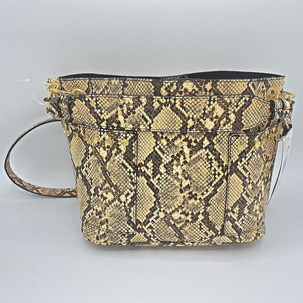 Steven Madden Bluxury Natural Bucket Crossbody